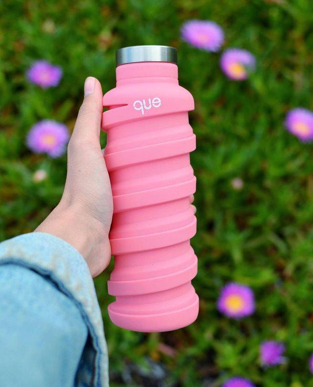 Питьевая бутылка Que The Collapsible Bottle 592 мл, Coral Pink