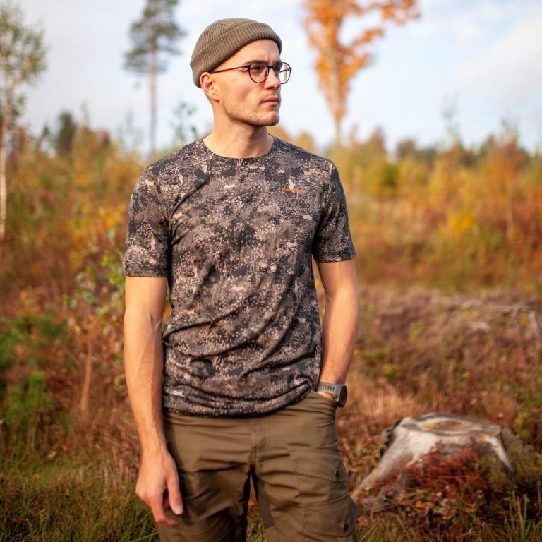 Футболка мужская Thermowave Merino Life, Camo Dazzle
