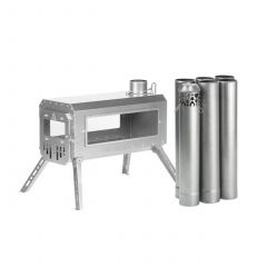 Печь-камин титановая Pomoly Traveller 3 Wood Stove