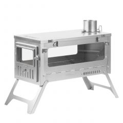 Печь-камин титановая Pomoly T1 Ultra 3 Fastfold Titanium