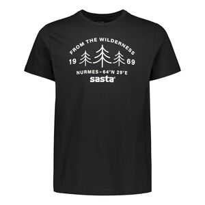 Футболка мужская Sasta Wilderness, Цвет: 19 Black, Размер: S