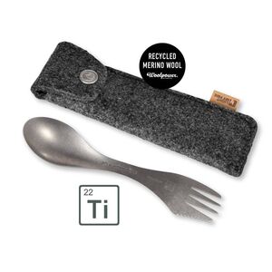 Титановая ложка-вилка в чехле Light My Fire Spork Kit Titanium