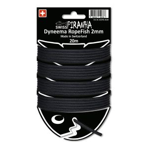 Оттяжка SwissPiranha RopeFish Dyneema Black 2,0 мм / 20 м