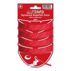 Оттяжка SwissPiranha RopeFish Dyneema Red Reflex 2,0 мм / 20 м