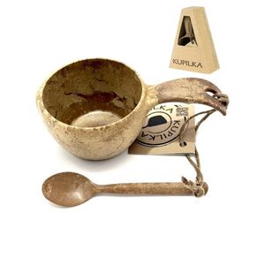 Финская чашка-кукса Kupilka 21 Craft Box с чайной ложкой, Цвет: Original