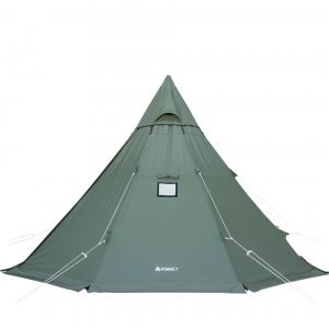 Палатка Pomoly Yarn Octa Canvas Тipi Wood Stove Tent, Цвет: Army Green