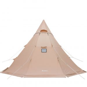 Палатка Pomoly Yarn Octa Canvas Тipi Wood Stove Tent, Цвет: Khaki