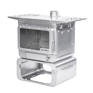 Печь-камин титановая Pomoly Lumberjack Max Titanium Wood Stove