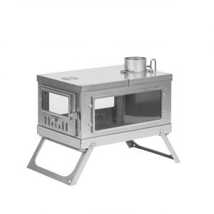 Печь-камин титановая Pomoly Timber Wolf 3 Titanium Stove