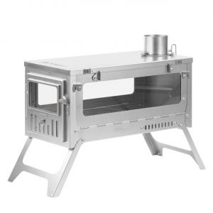 Печь-камин титановая Pomoly T1 Ultra 3 Fastfold Titanium