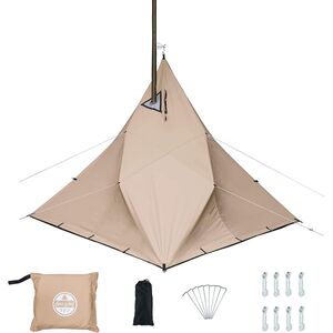 Tент Pomoly Rhombus Bushcraft Tarp Canvas Wolf Den 2.0 Shelter, Цвет: Khaki
