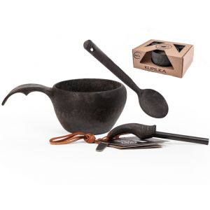 Набор чашка-кукса Kupilka 21 Craft Box, чайная ложка, огниво, Цвет: Kelo