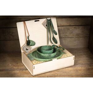 Набор посуды Kupilka Premium Wood Box, Цвет: Conifer