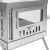 Печь-камин титановая Pomoly Timber Wolf 3 Titanium Stove, изображение 12