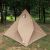 Tент Pomoly Rhombus Bushcraft Tarp Canvas Wolf Den 2.0 Shelter, Khaki, Цвет: Khaki, изображение 2