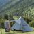 Палатка Pomoly Hussar 20 Solo Tipi Hot Tent, Smoke Blue, изображение 7