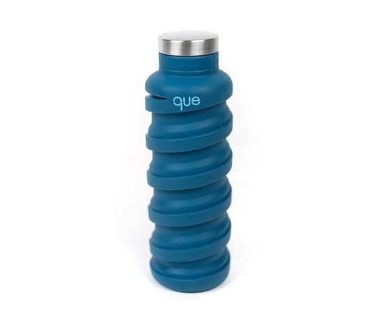 Питьевая бутылка Que The Collapsible Bottle 592 мл, Steel Blue, Цвет: Steel Blue