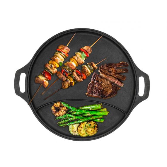 Сковорода чугунная секционная Muurikka 43 см, изображение 2