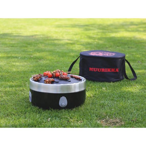 Бездымный угольный гриль Muurikka Nokkela Black, изображение 3