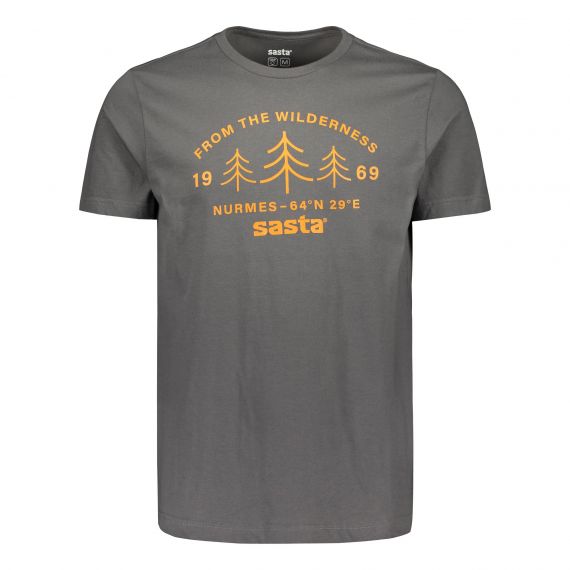 Футболка мужская SASTA Wilderness, 18 Dark Grey, Цвет: 18 Dark Grey, Размер: 2XL