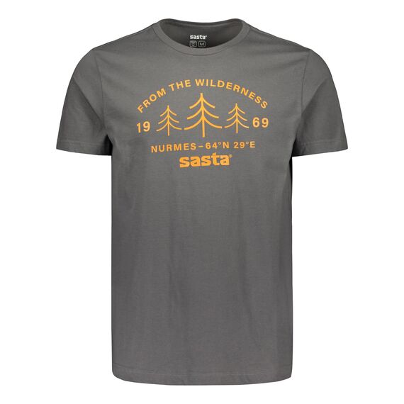 Футболка мужская SASTA Wilderness, 18 Dark Grey, Цвет: 18 Dark Grey, Размер: S
