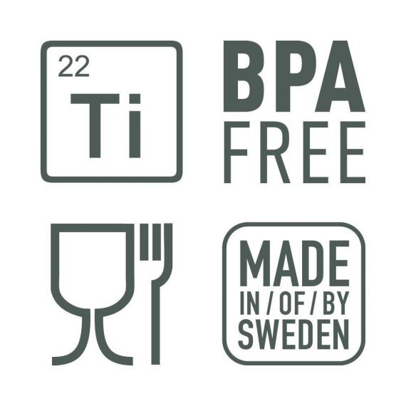 Набор титановых столовых приборов Light My Fire Spork´n Straw Kit Titanium, изображение 7