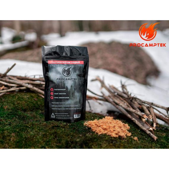 Трут для розжига Procamptek Ultimate Fire Tinder, изображение 4