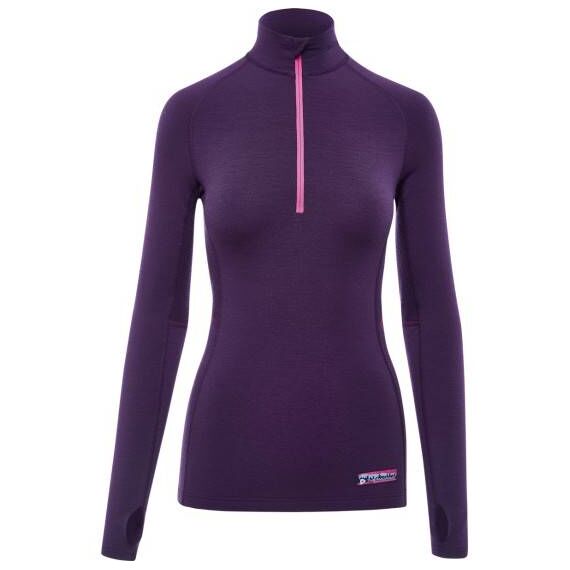 Термофутболка женская Thermowave Merino Arctic Zipper, Immune, Цвет: Immune, Размер: XL
