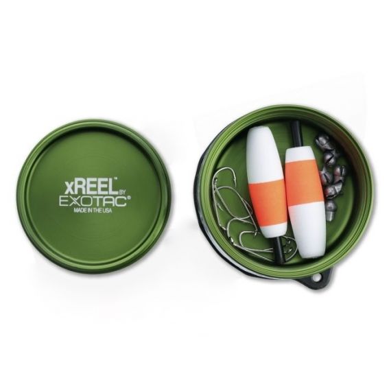 Рыболовный набор Exotac xREEL, Olive Drab, Цвет: Olive Drab, изображение 2