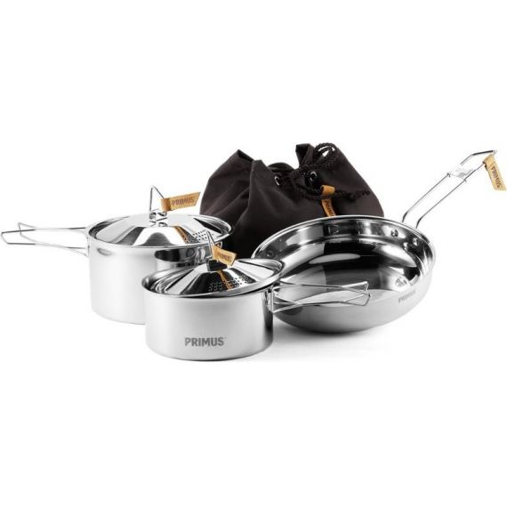 Набор посуды Primus CampFire Cookset Stainless Steel Small, изображение 2