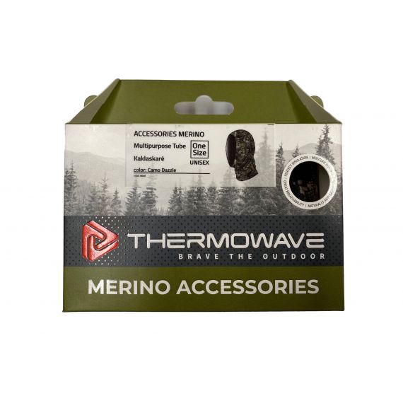 Бафф Thermowave Multipurpose Merino Tube, Camo Dazzle, Цвет: Camo Dazzle, Размер: one size, изображение 2