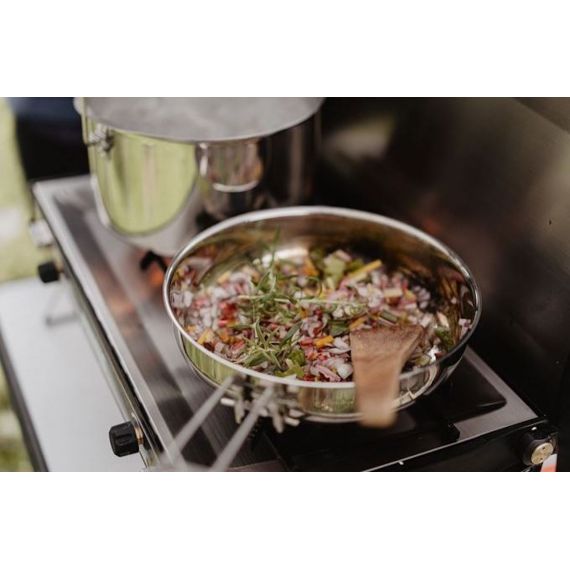 Сковорода Primus CampFire Frying Pan Stainless Steel 25 см, изображение 2