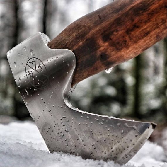 Топор Karesuando Hunting Axe Vuogas Aksu Brun, изображение 6