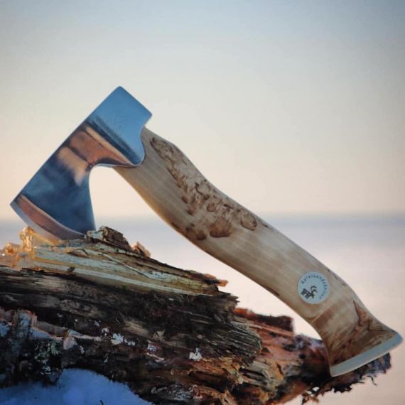 Топор Karesuando Hunting Axe Unna Aksu Natur, изображение 11