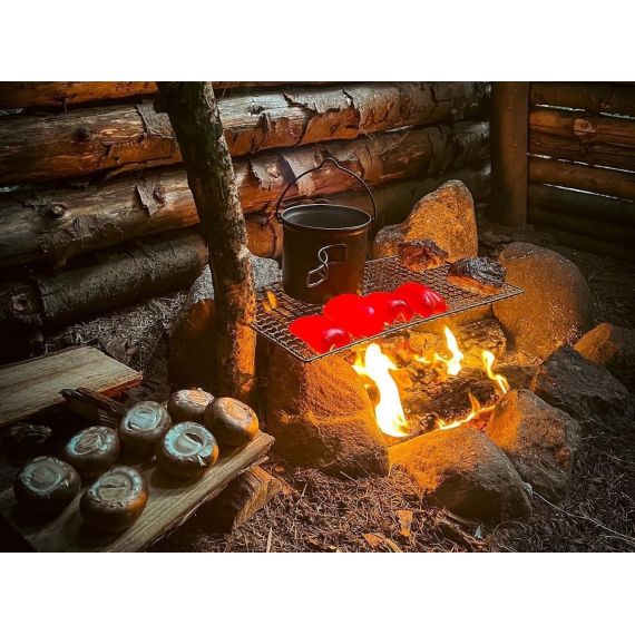 Титановая костровая решетка Winnerwell Grill Net Medium, изображение 5