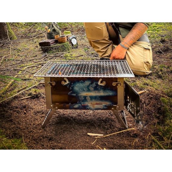 Титановая костровая решетка Winnerwell Grill Net Large, изображение 8