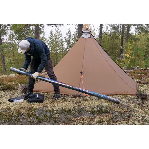 Дымоход рулонный Winnerwell Titanium Stove Pipe 7,5 (229 см), изображение 2 - MyBiggame Дымоход рулонный Winnerwell Titanium Stove Pipe 7,5 (229 см), изображение 2