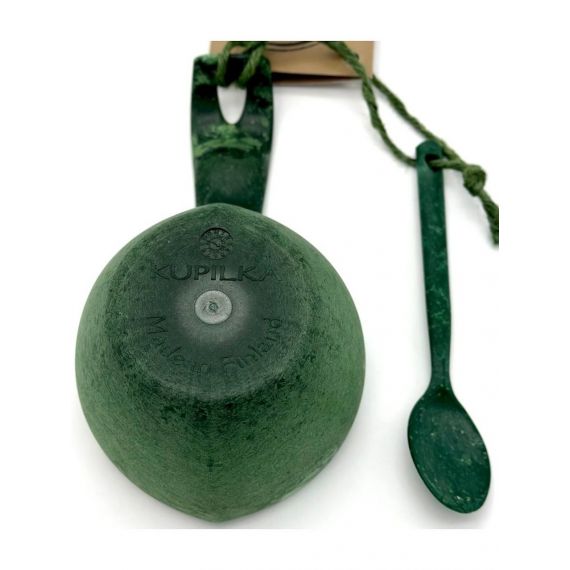 Финская чашка-кукса Kupilka 21, Conifer с чайной ложкой, Цвет: Conifer, изображение 3