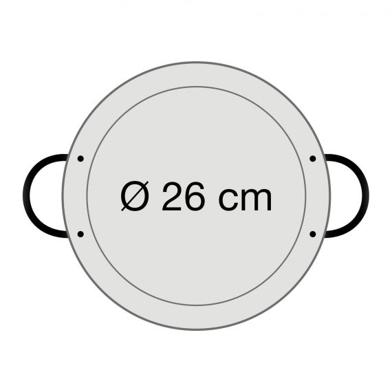 Сковорода Vaello La Valenciana Polished Steel Paella Pan 26 см, изображение 6 - MyBiggame Сковорода Vaello La Valenciana Polished Steel Paella Pan 26 см, изображение 6