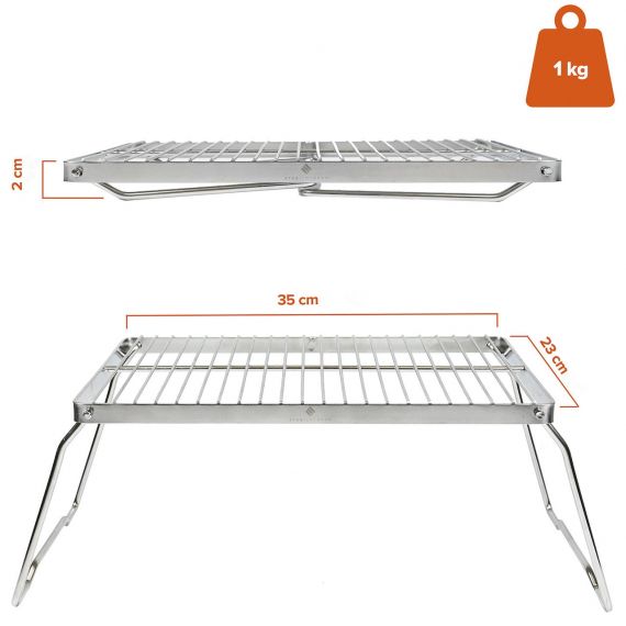 Костровая решетка Stabilotherm BBQ Grid Medium, изображение 5