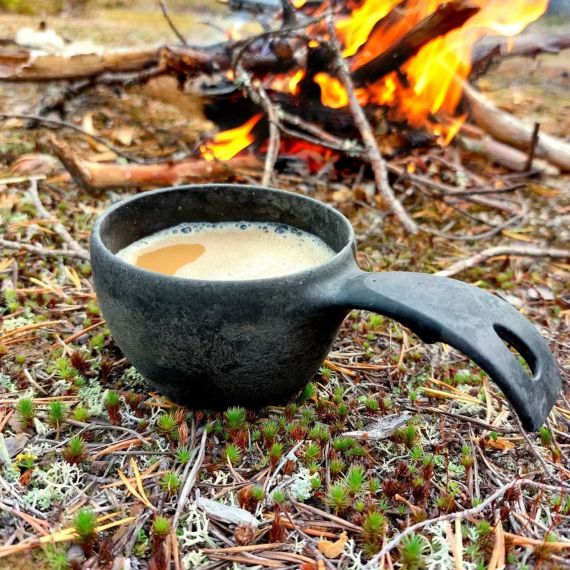 Финская чашка-кукса Kupilka 21, Kelo с чайной ложкой, Цвет: Kelo, изображение 5