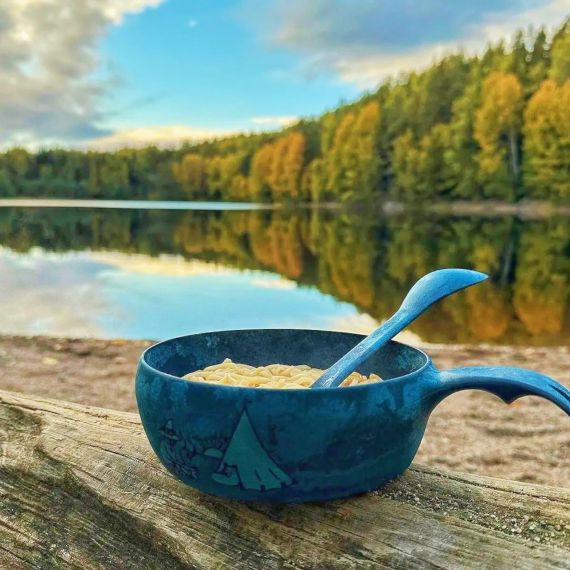 Миска глубокая Kupilka 33 Moomins Camping, Blueberry, Цвет: Blueberry, изображение 3