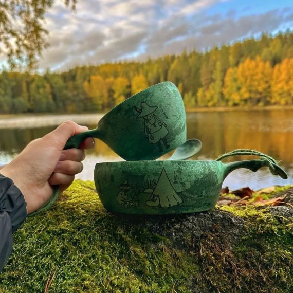 Миска глубокая Kupilka 33 Moomins Camping, Conifer, Цвет: Conifer, изображение 3