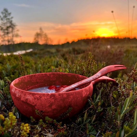 Набор посуды Kupilka 33 Junior Spork Set, Cranberry, Цвет: Cranberry, изображение 5