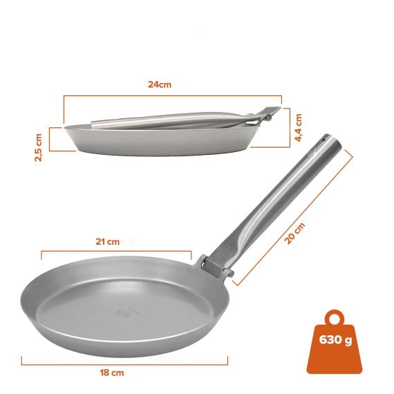 Сковорода Stabilotherm Jagarstekpanna Original S2 21 см, изображение 5