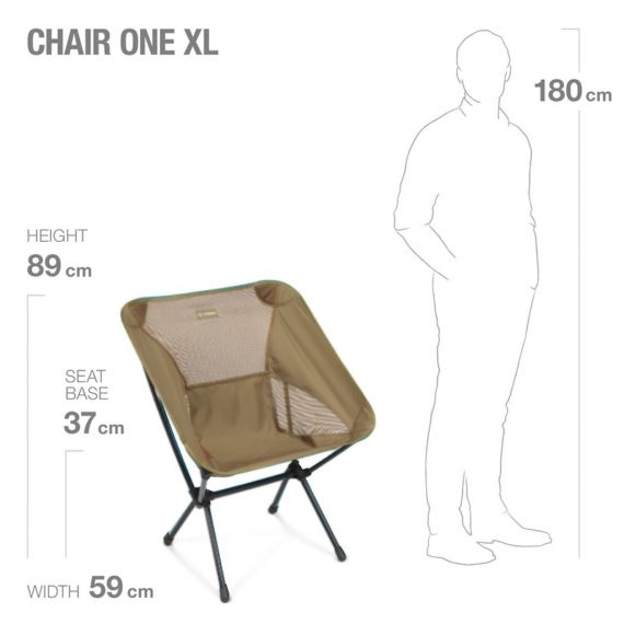 Стул складной Helinox Chair One XL, Coyote Tan, Цвет: Coyote Tan, изображение 6