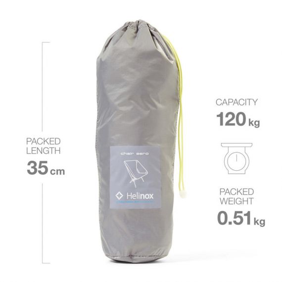 Стул складной Helinox Chair Zero Original, Grey, Цвет: Grey, изображение 5 - MyBiggame Стул складной Helinox Chair Zero Original, Grey, Цвет: Grey, изображение 5