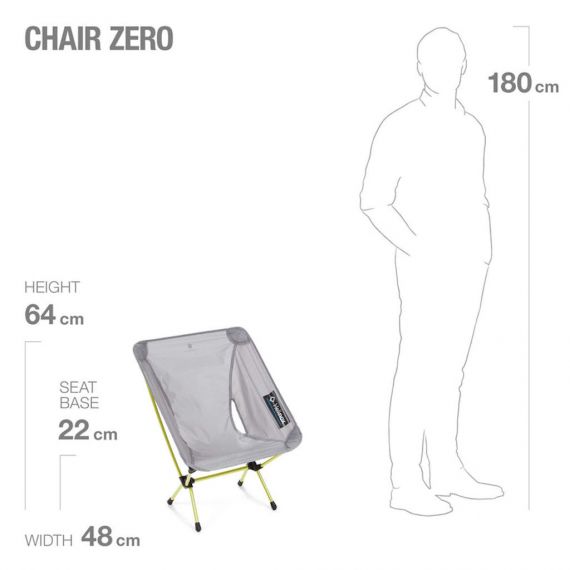Стул складной Helinox Chair Zero Original, Grey, Цвет: Grey, изображение 6 - MyBiggame Стул складной Helinox Chair Zero Original, Grey, Цвет: Grey, изображение 6