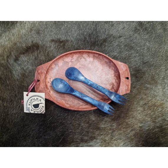 Ложка-вилка Kupilka 205, Blueberry, Цвет: Blueberry, изображение 2