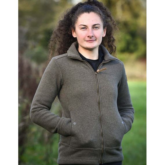 Толстовка женская Sasta Vilja fleece, 36 Military Olive, Цвет: 36 Military Olive, Размер: 38, изображение 4